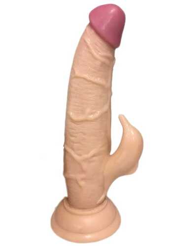 SECRETGAME Dickdo Gerçekçi Klitoris Uyarıcılı Dildo Penis 20cm - Realistic clit stimulating dildo testicular dildo, penis vibrator, sex toys+18 - 1