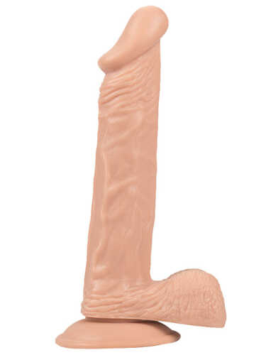 SECRETGAME Dickdo Gerçekçi Testisli Dildo Penis 24cm - Realistic testicle dildo , penis vibrator, sex toys+18 - 1