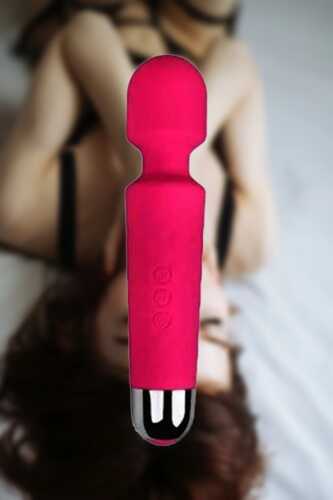 SECRETGAME Female Wand Massager Pembe Şarjlı Vibratör - Pink Rechargeable Vibrator +18 sex toy - 1