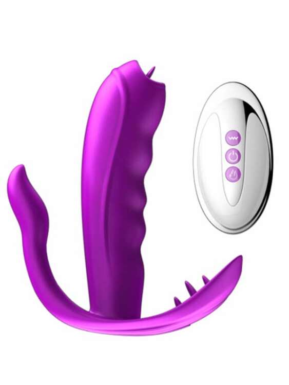 SECRETGAME FoxShow Cute M5 Uzaktan Kumandalı İç Çamaşır Vibratörü- Remote Control Underwear Vibrator, sex toys+18 - 1
