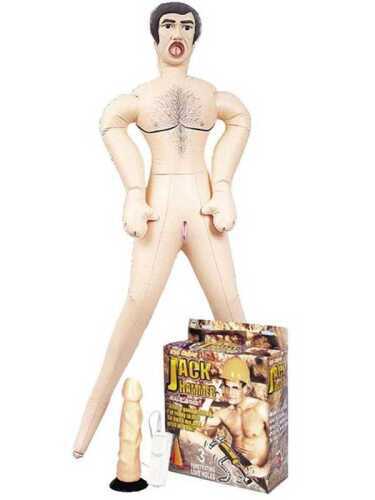 SECRETGAME Jack Hammer Titreşimli Penisli Şişme Erkek Bebek - Inflatable Male Doll With Vibrating Penis, inflatable mannequin, sex partner+18 - 2