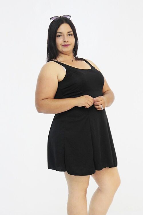 Tiessi Mayo Elbise Etekli Şortlu İç Göstermeyen Göğüs Kısmı Pedli Mayo - 5